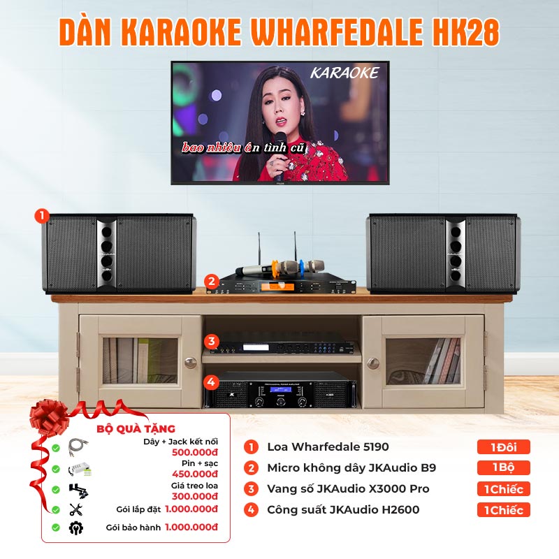 Dàn karaoke Wharfedale HK28 Dàn karaoke Wharfedale HK28