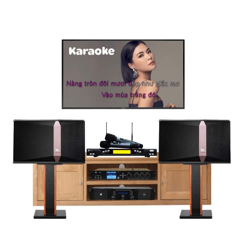 Dàn karaoke JBL HK70 (JBL Ki512, Jkaudio X9000 Pro, H2600, Micro K800)