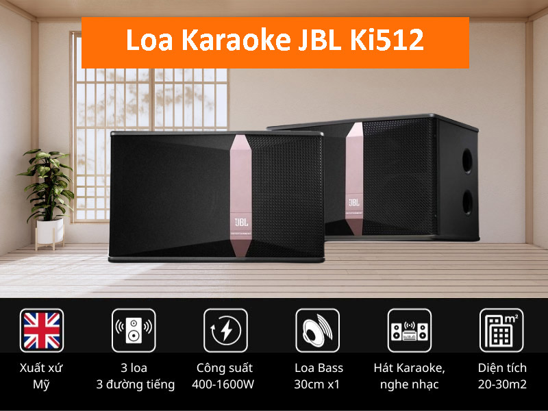 Loa Karaoke JBL Ki512