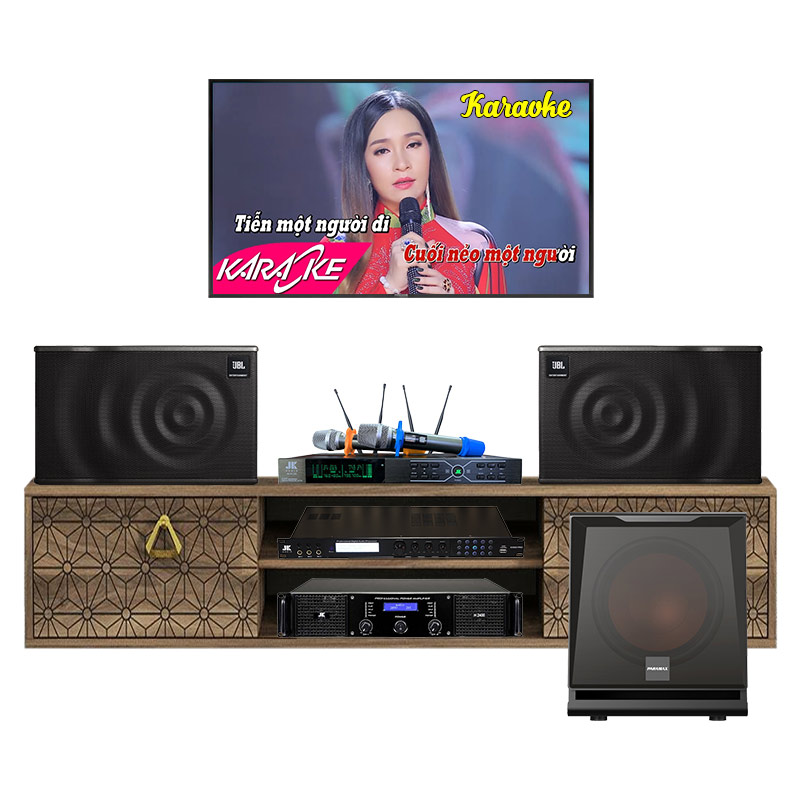 Dàn karaoke JBL HK53 ( JBL MK10, X3000 Pro, H2400, Micro B3 Plus, Sub Paramax  D30)
