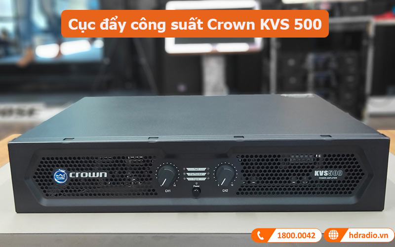 Dàn karaoke JBL HK54 Cục đẩy công suất Crown KVS 500