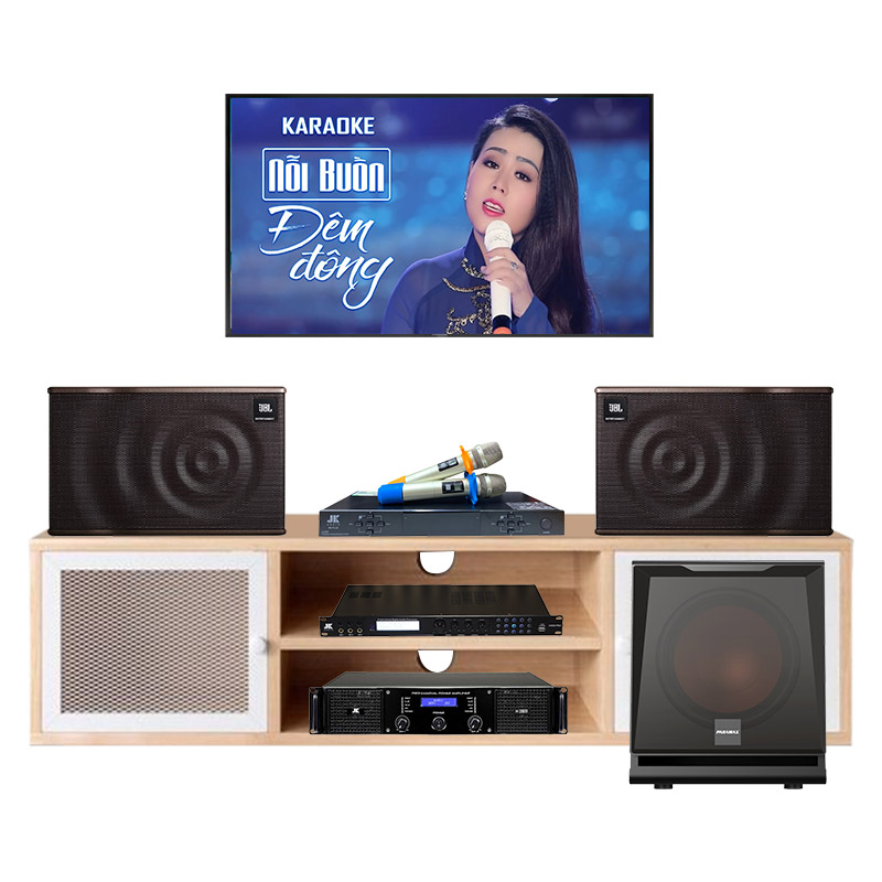 Dàn karaoke JBL HK57 (JBL MK12, X3000 Pro, H2600, Micro B5 Plus, Sub Paramax D30)