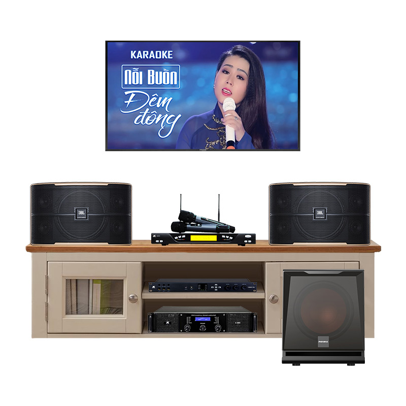 Dàn Karaoke JBL KH31 (Pasion 10, H2600, X6000 plus, K800, Sub Paramax D30)