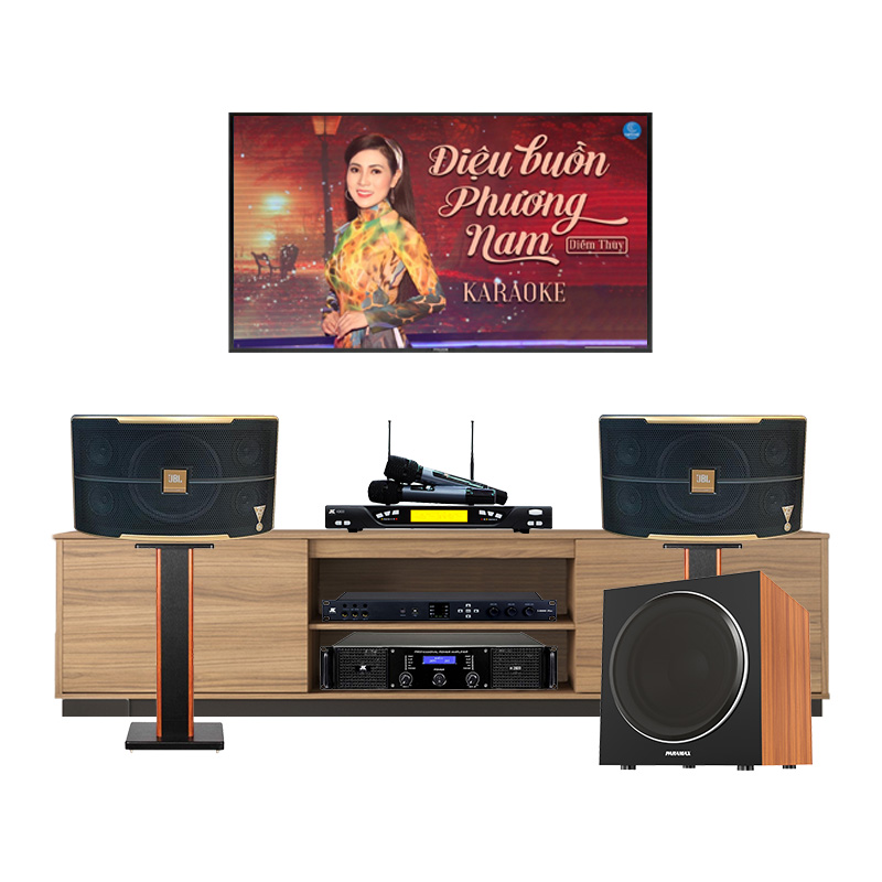 Dàn Karaoke JBL KH37 (JBL 10A, H2600, X6000 plus, K800, Sub Paramax SW1800)