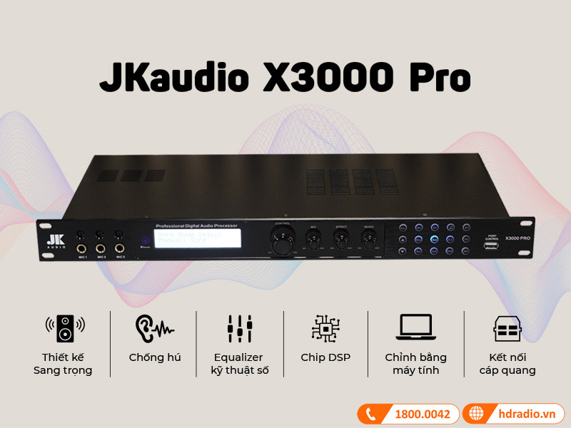 Vang số JKaudio X3000 Pro