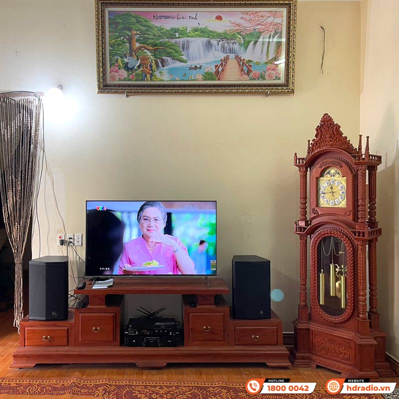 Dàn Karaoke Wharfedale KH48 (Wharfedale Sigma X10, Công suất H2600, DK2000, micro B3 Pro)-1