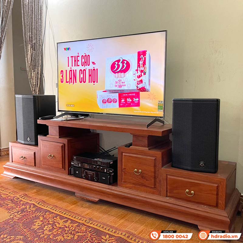 Dàn Karaoke Wharfedale KH48 (Wharfedale Sigma X10, Công suất H2600, DK2000, micro B3 Pro)-3