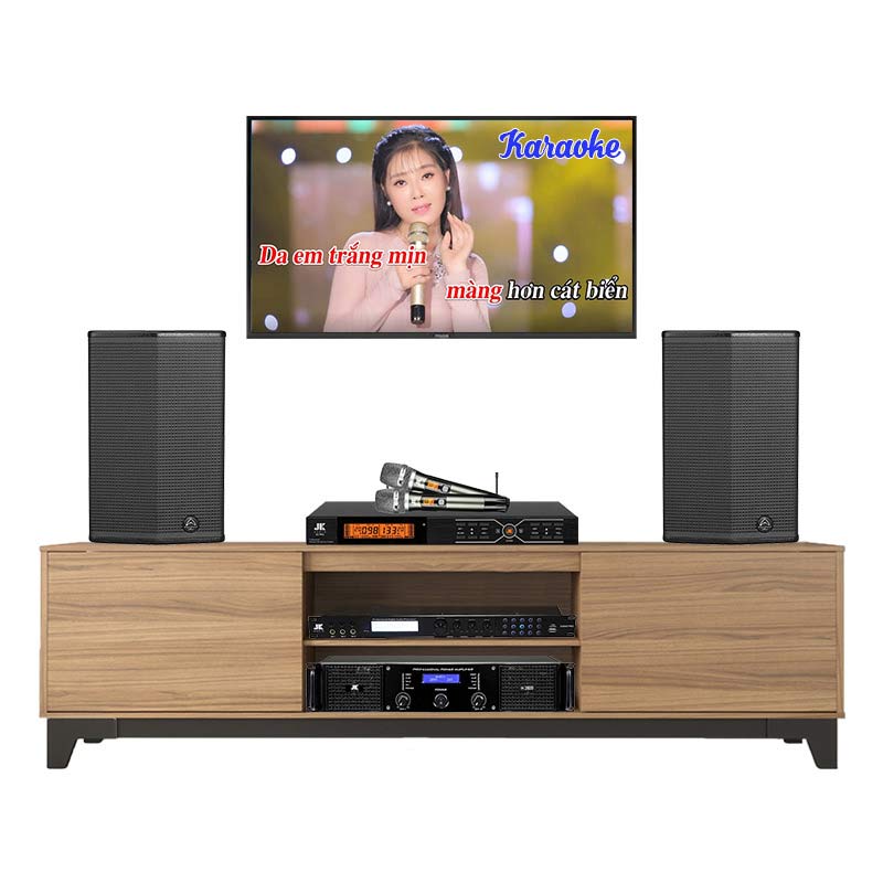 Dàn Karaoke Wharfedale KH50 (Wharfedale Sigma X10, Công suất, Vang số, JKaudio B3 Pro)