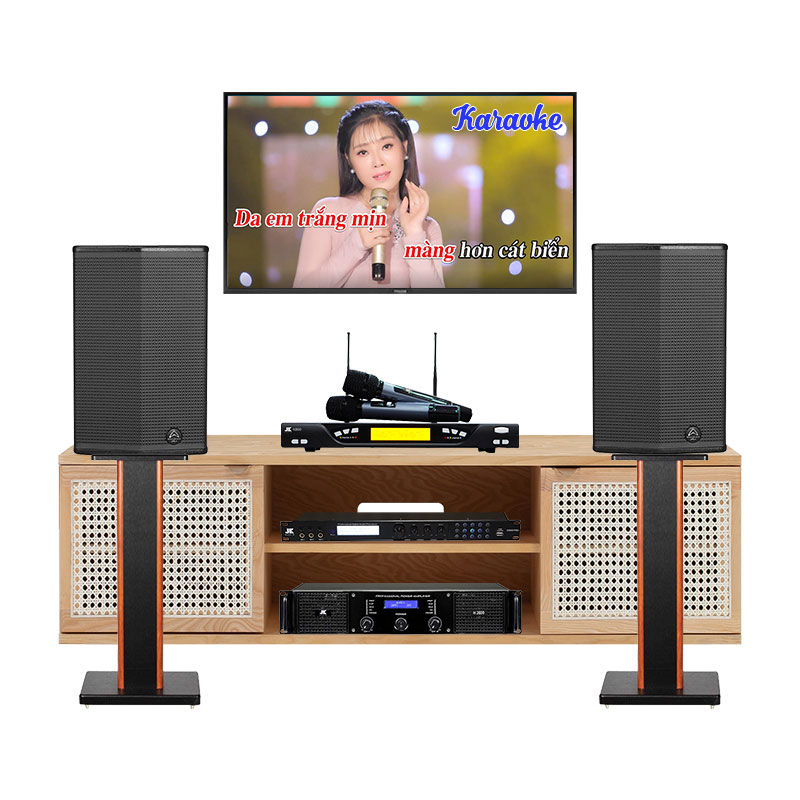 Dàn Karaoke Wharfedale KH51 (Wharfedale Sigma X10, Công suất, X3000 Pro, micro K800)