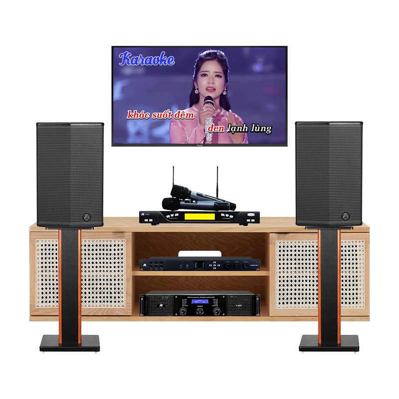 Dàn Karaoke Wharfedale KH54 (Wharfedale Sigma X10, Công suất, X6000 Plus, micro K800)
