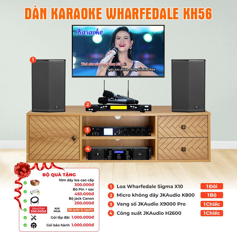 Dàn karaoke Wharfedale KH56 Dàn karaoke Wharfedale KH56