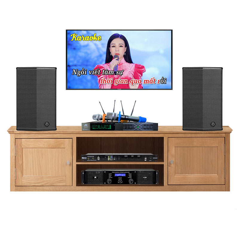 Dàn Karaoke Wharfedale KH63 ( Wharfedale Sigma X12, Neko DK2000, Công suất, micro)