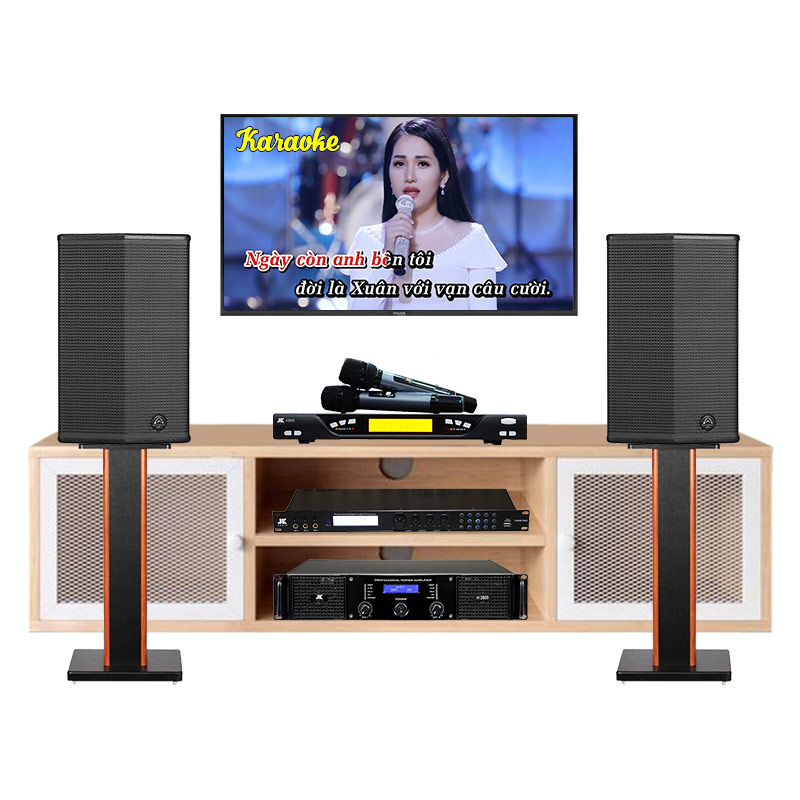 Dàn Karaoke Wharfedale KH66 (Wharfedale Sigma X12, Công suất, X3000 Pro, micro K800)