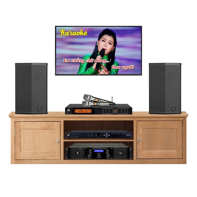 Dàn Karaoke Wharfedale KH68 (Wharfedale Sigma X12, Công suất, X6000 Plus, micro B3 Pro)