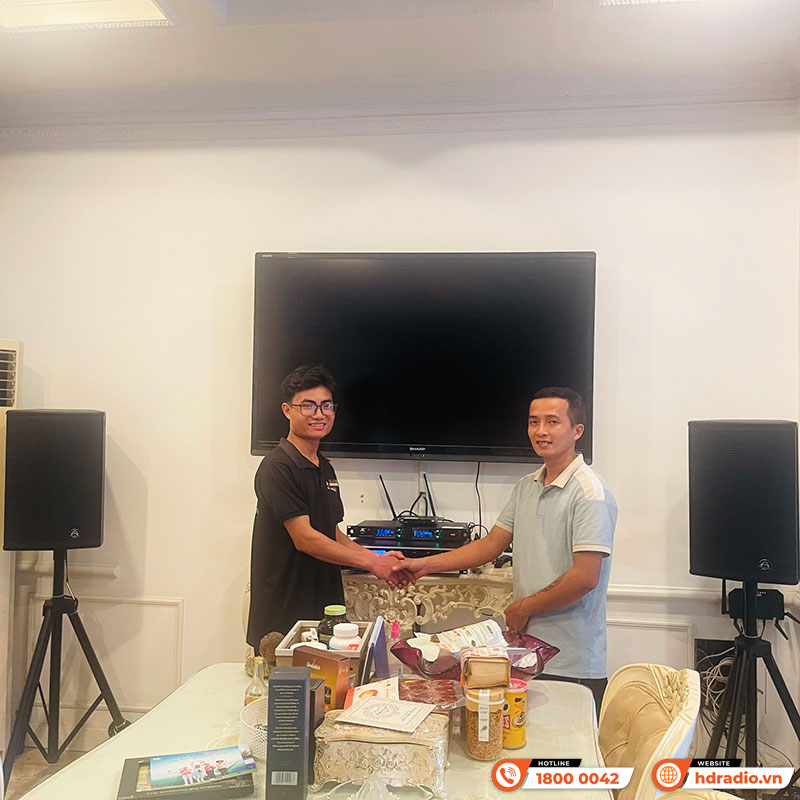 Dàn Karaoke Wharfedale KH68 (Wharfedale Sigma X12, Công suất, X6000 Plus, micro B3 Pro)-1
