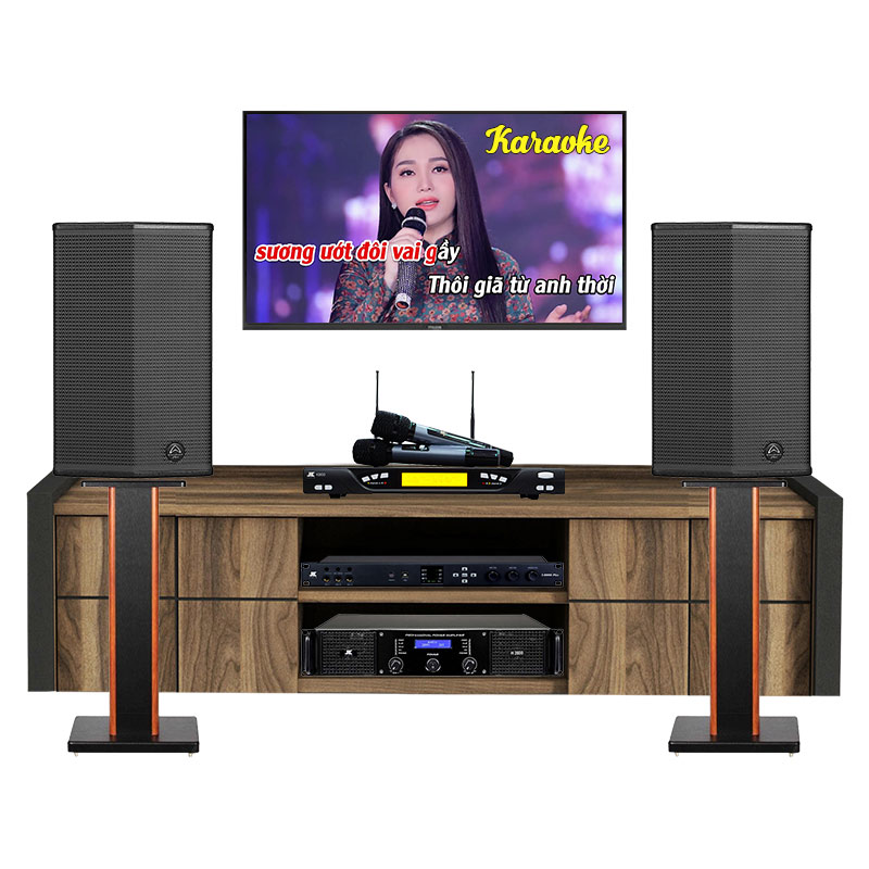 Dàn Karaoke Wharfedale KH69 (Wharfedale Sigma X12, Công suất, X6000 Plus, micro K800)