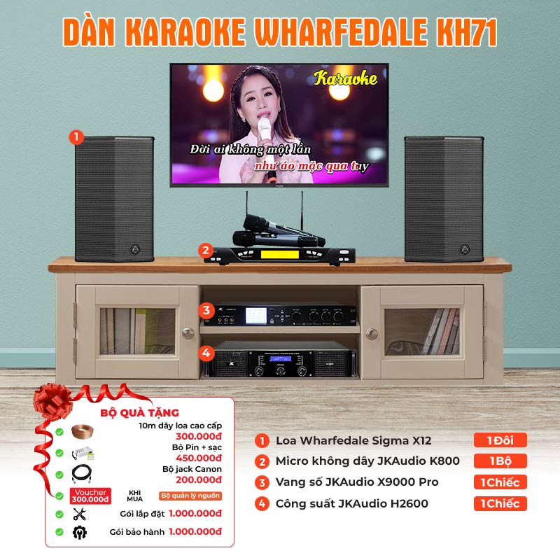 Dàn karaoke Wharfedale KH71 Dàn karaoke Wharfedale KH71