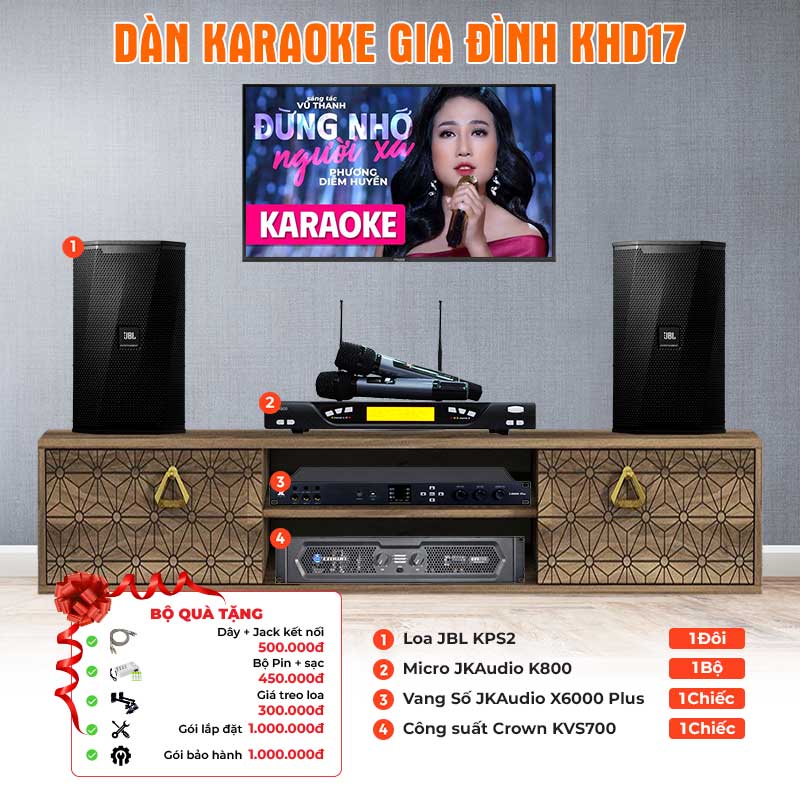 Dàn karaoke gia đình KHD17 Dàn karaoke gia đình KHD17