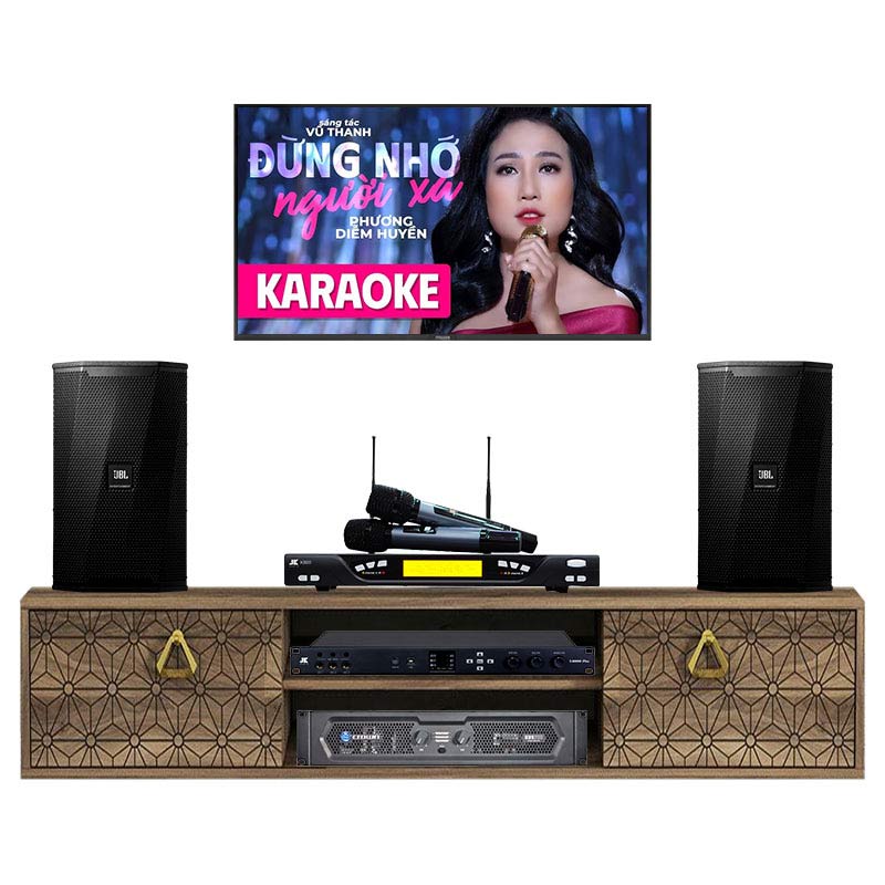 Dàn Karaoke Gia Đình KHD17 (Loa JBL KPS2, JKaudio X6000 Plus, Crown KVS700, JKaudio K800)