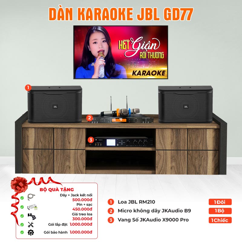 Dàn karaoke JBL GD77 Dàn karaoke JBL GD77