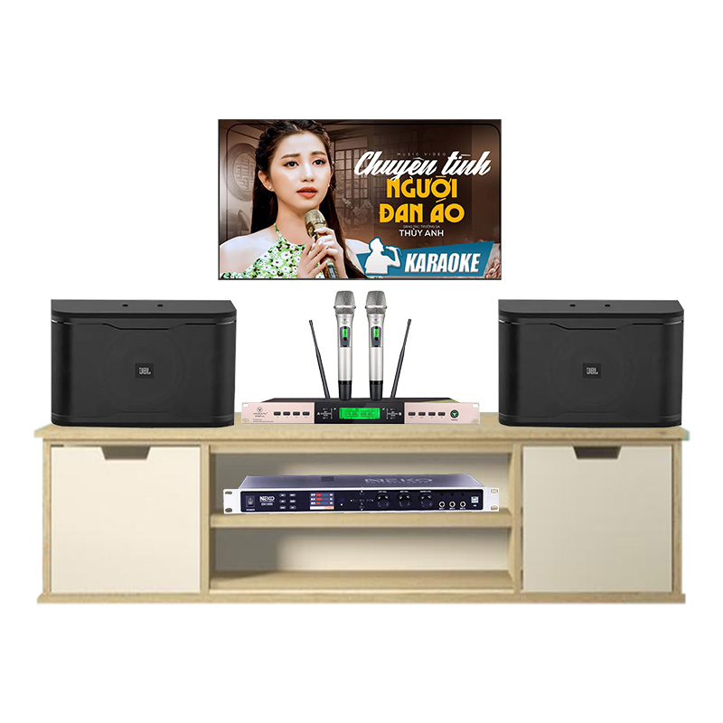 Dàn karaoke Kinh Doanh Music Box 02 (JBL RM210, Neko DK1000, VinaKTV S500 Plus)