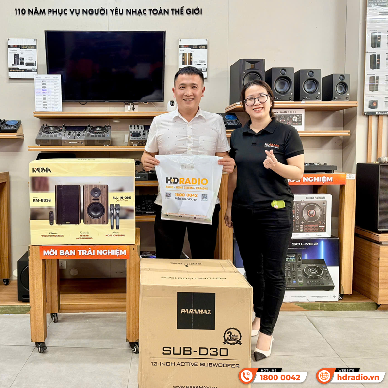 Dàn karaoke mini GD03 (Kadma BS36i, Sub Paramax D30)-1