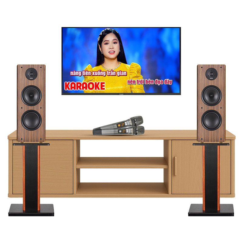 Dàn Karaoke Mini GD09 (Kadma BS56, Chân loa KST50) Dàn Karaoke Mini GD09 (Kadma BS56, Chân loa KST50)
