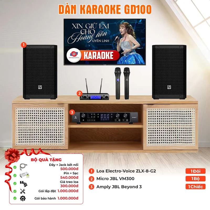 Dàn karaoke gia đình GD100