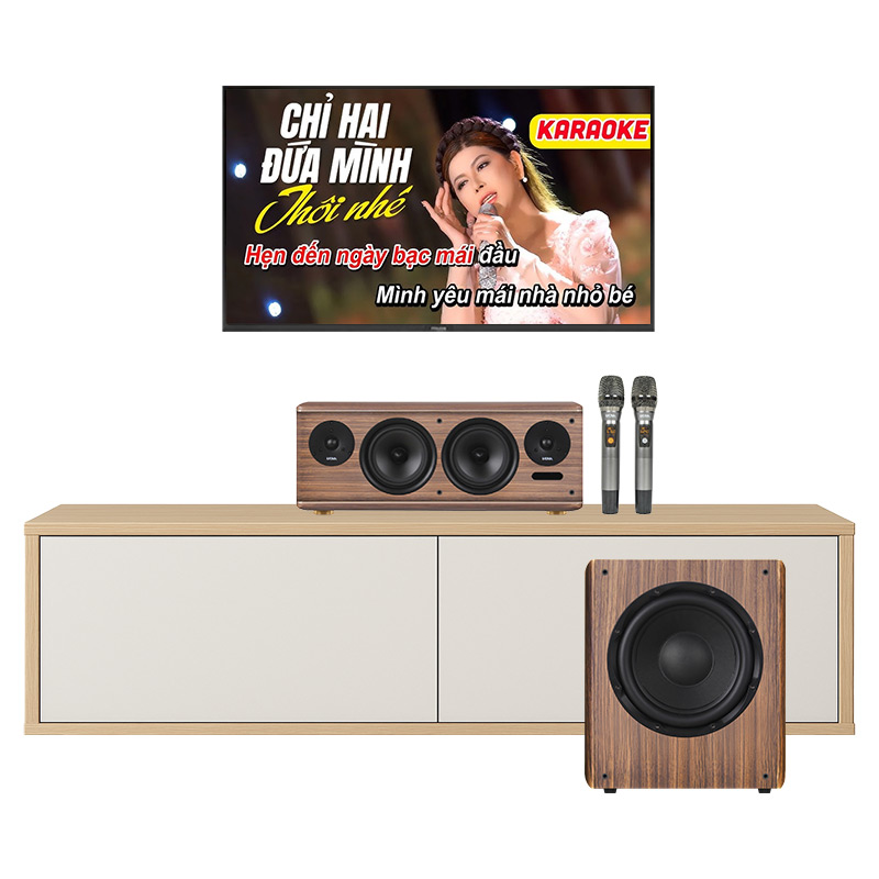 Dàn karaoke mini GD14 (Kadma BS63, Sub Su30)