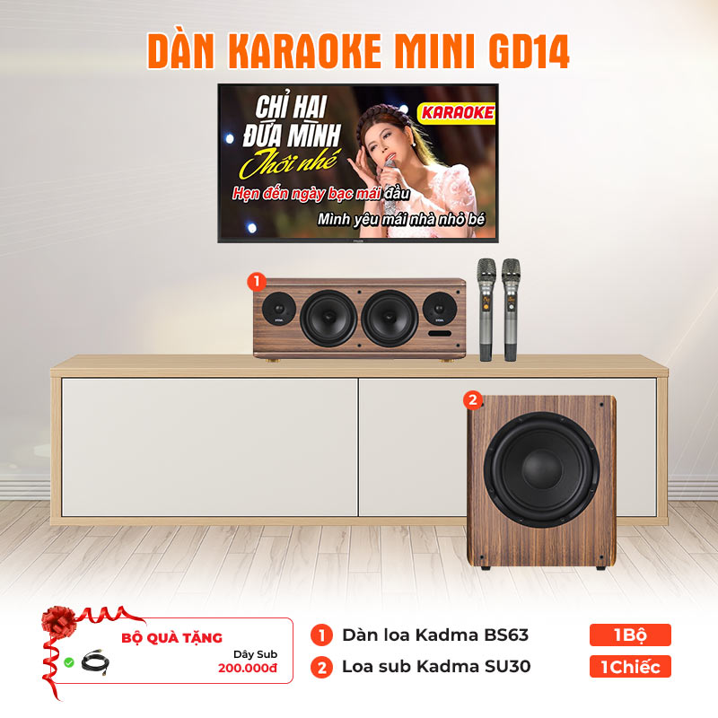 Dàn karaoke mini GD14 Dàn karaoke mini GD14