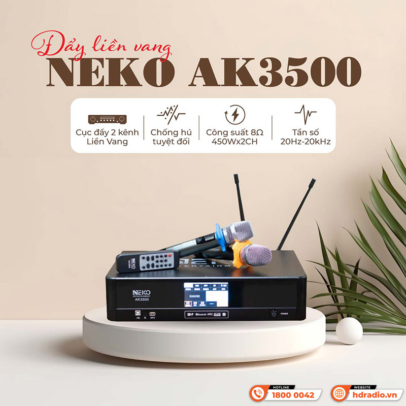 Đẩy liền vang Neko AK3500