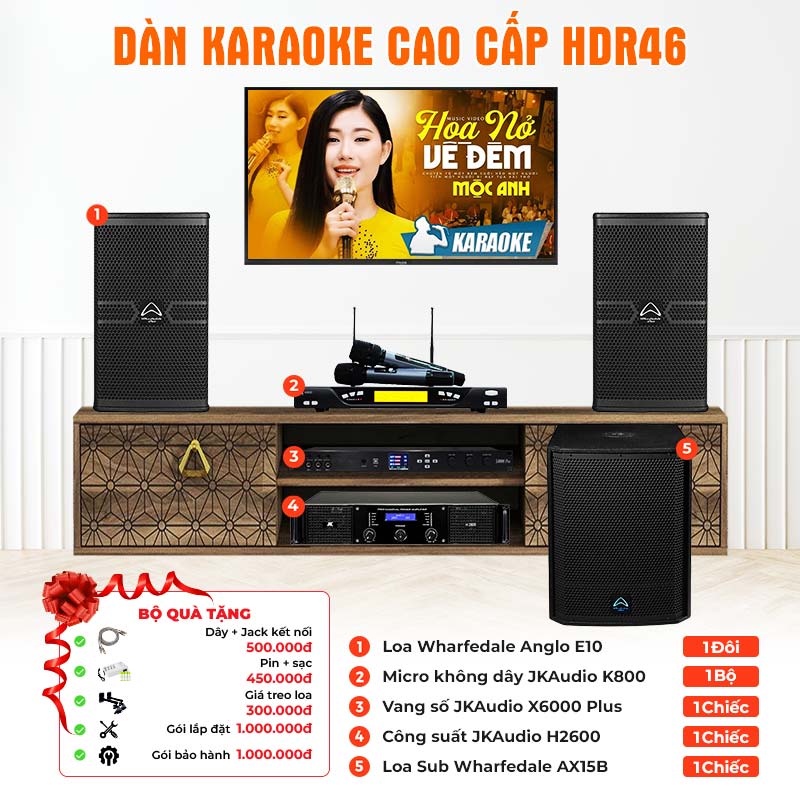 Dàn karaoke cao cấp HDR46