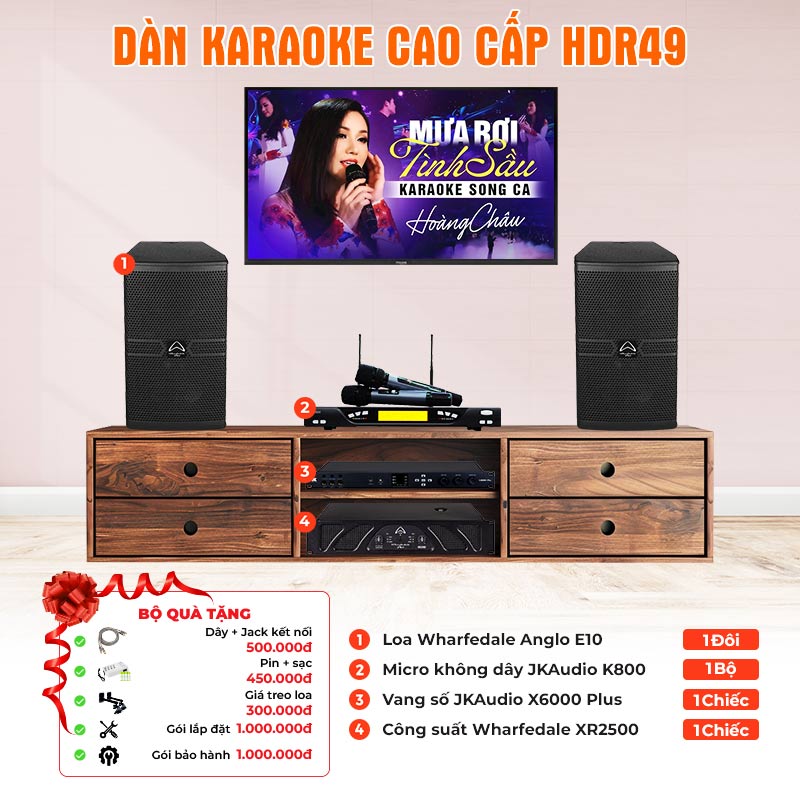 Dàn karaoke cao cấp HDR49