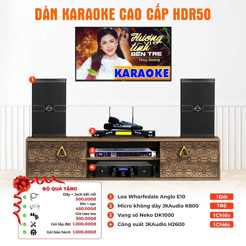Dàn karaoke cao cấp HDR50