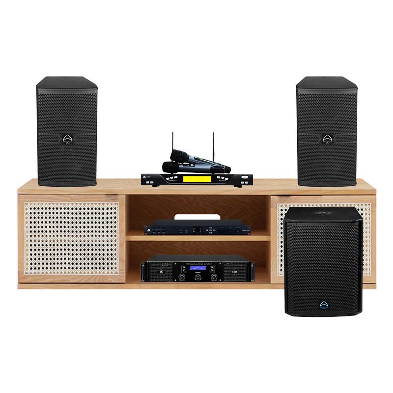 Dàn Karaoke Cao Cấp HDR51 (Whafedale Anglo E12 , Công suất, Jkaudio X6000 Plus, K800, Sub)-1