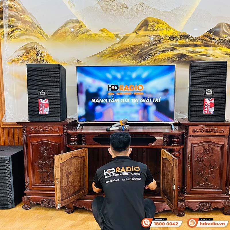 Dàn Karaoke Cao Cấp HDR51 (Whafedale Anglo E12 , Công suất, Jkaudio X6000 Plus, K800, Sub)-7