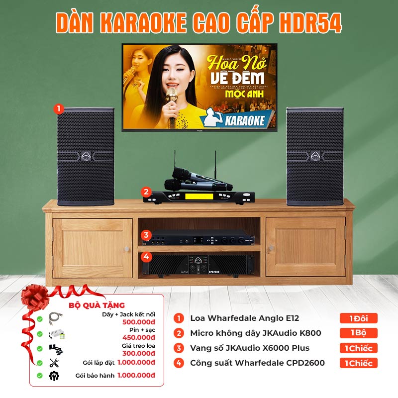 Dàn karaoke cao cấp HDR54