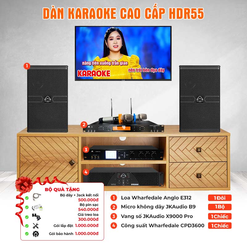 Dàn karaoke cao cấp HDR55