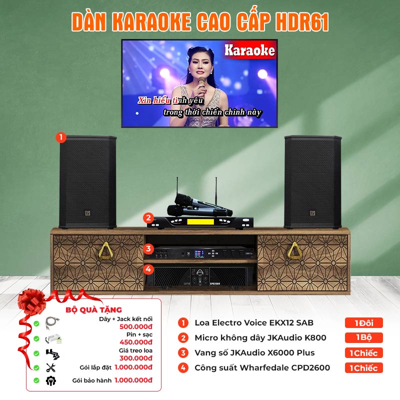 Dàn karaoke cao cấp HDR61