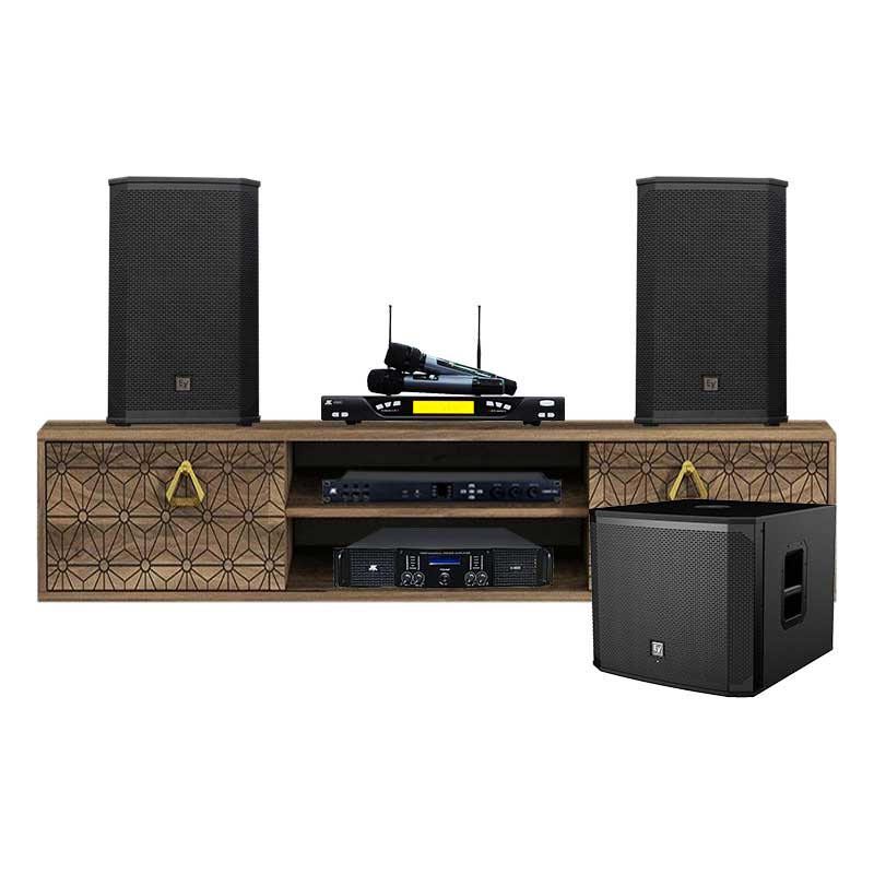 Dàn Karaoke Cao Cấp HDR62 ( EKX12, Sub EKX15S, H4800, X6000 Plus, K800 )