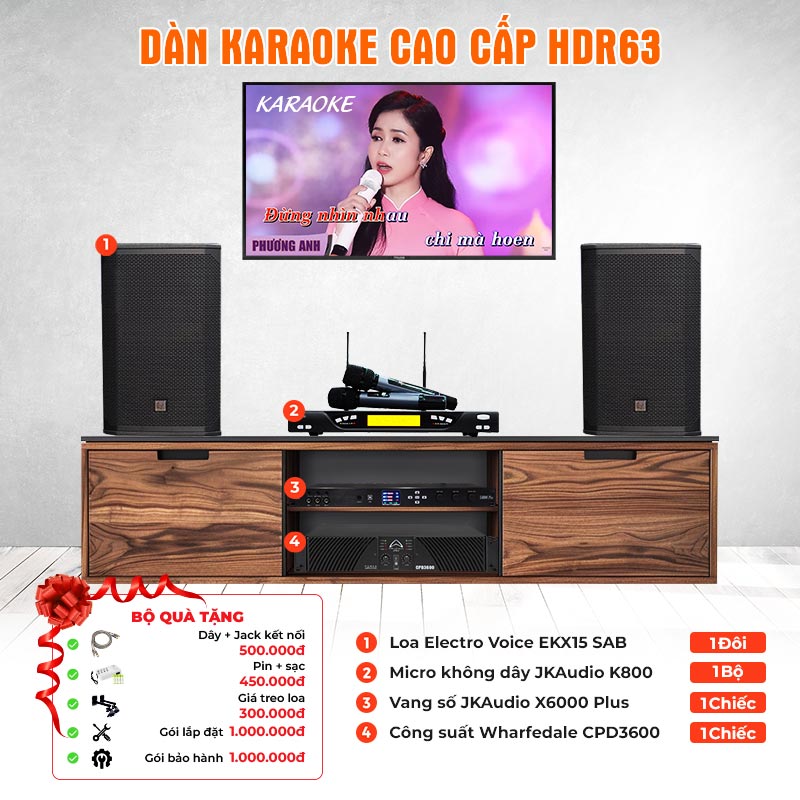 Dàn karaoke cao cấp HDR63