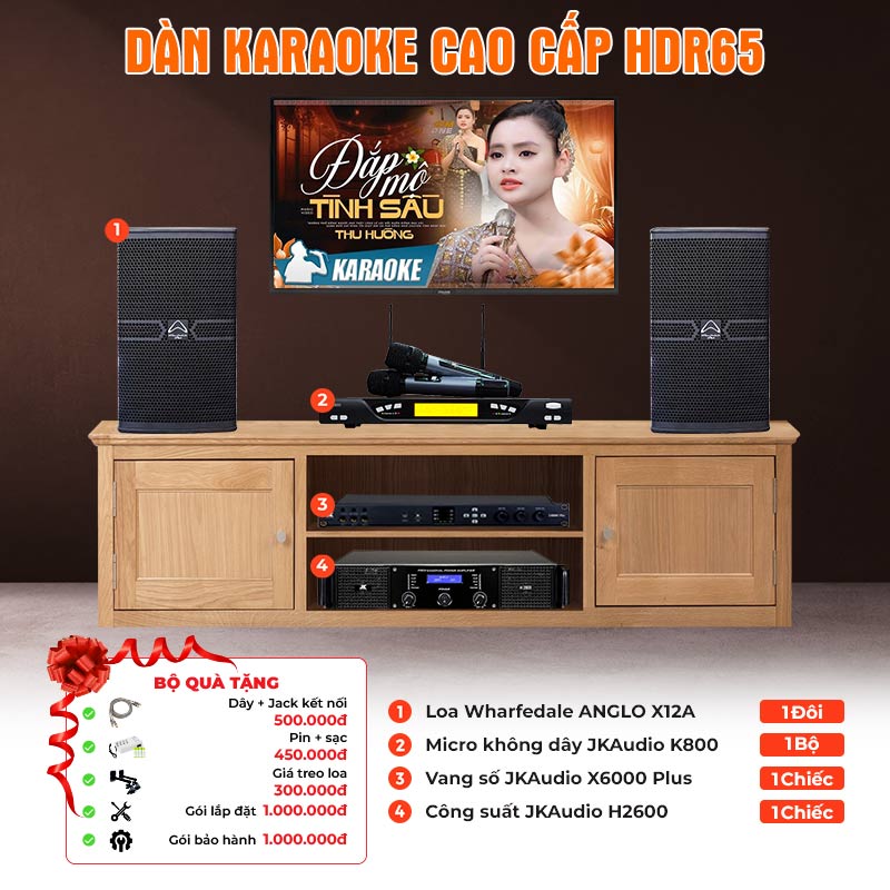 Dàn karaoke cao cấp HDR65