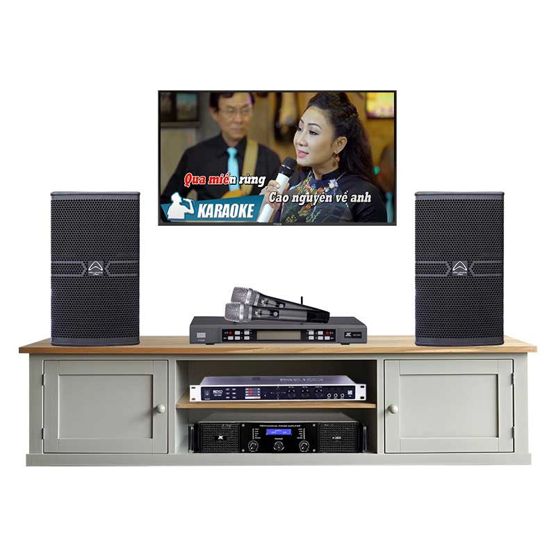 Dàn Karaoke Cao Cấp HDR69 (Whafedale Anglo E12, Công suất, Vang cơ, B5 Pro)
