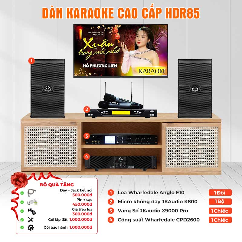 Dàn karaoke cao cấp HDR85