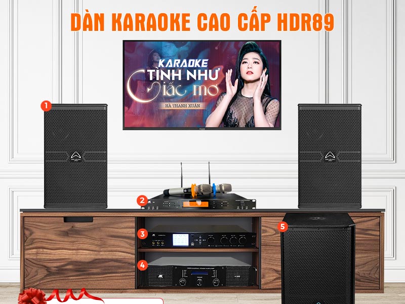 Dàn karaoke cao cấp HDR89
