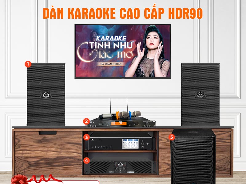 Dàn karaoke cao cấp HDR90
