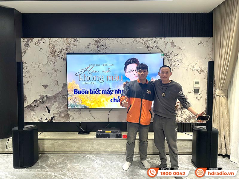 khách hàng mua Dàn Karaoke Bose HK79 tại hdradio