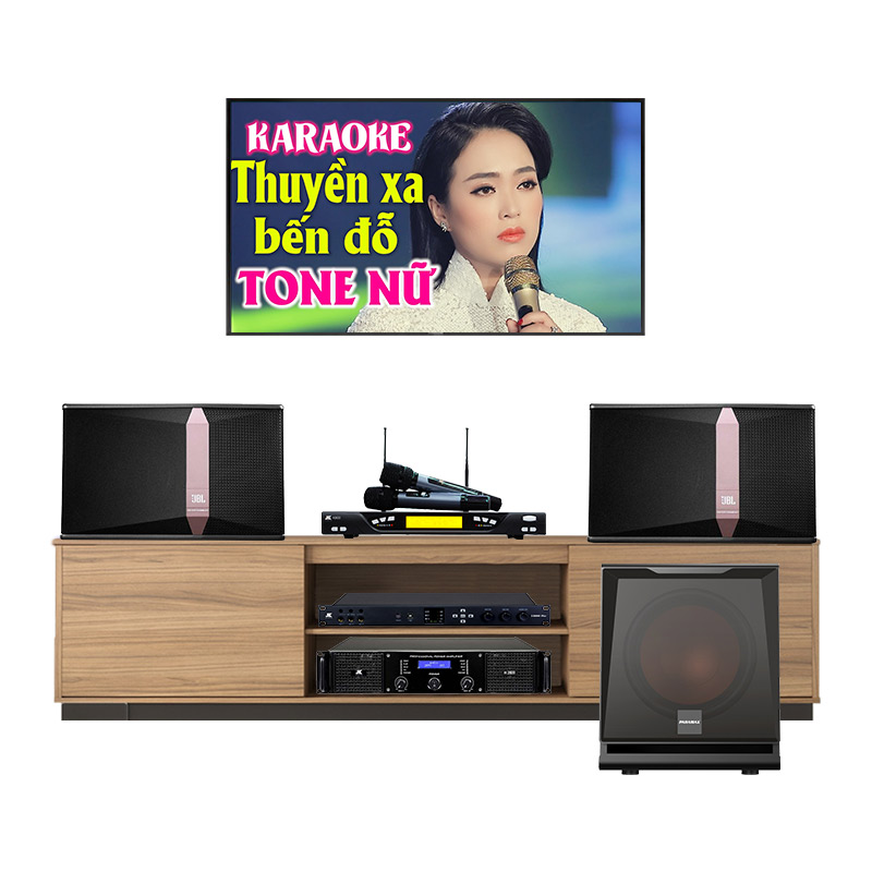 Dàn karaoke JBL HK44 ( JBL Ki512, X6000 Plus, H2600, Micro K800,  D30)