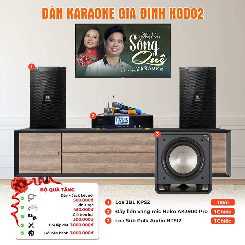 Dàn karaoke gia đình KGD02