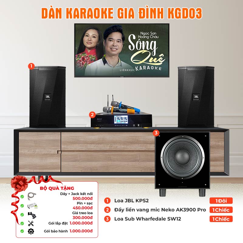 Dàn karaoke gia đình KGD03